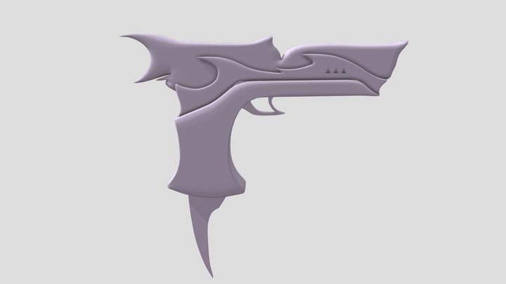 Gun WIP 3D Model