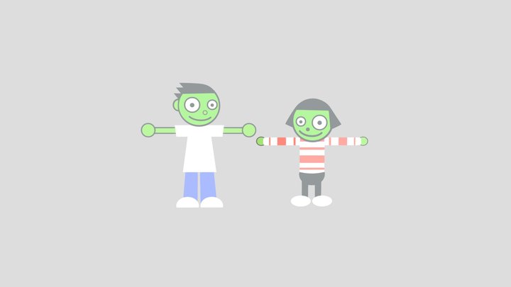 PBS Kids Models 3D Model