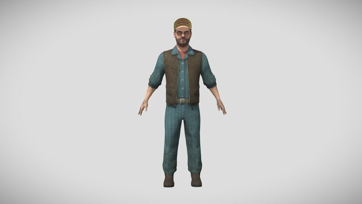 Mechanic Character – Kostenloses 3D-Modell STL