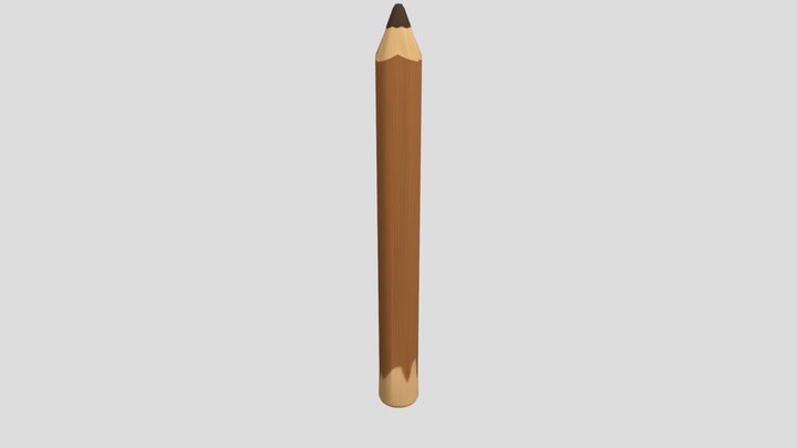 Stylized Wooden Pencil