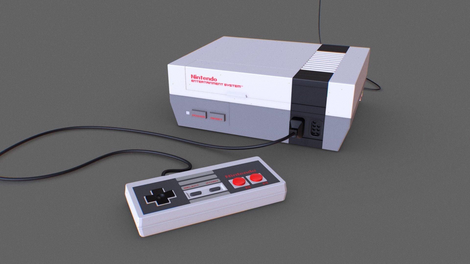 NES Download Free 3D model by André Souza (asouza) [5fe87b9] Sketchfab