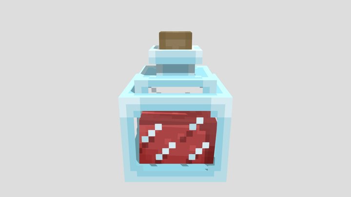 Low Poly Potion 3D Model