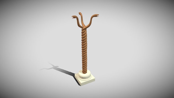 Serpent Column 3D Model