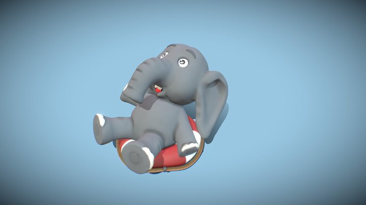 Elephant 3D Model