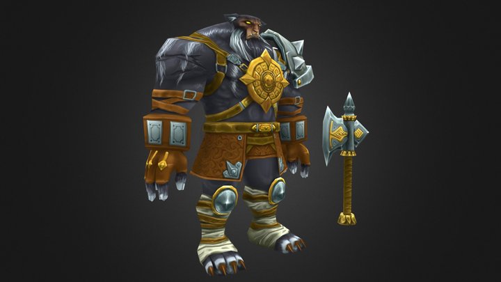 Beast Warrior 3D Model