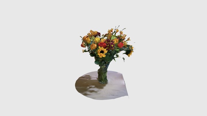 Florero San Valentín 3D Model