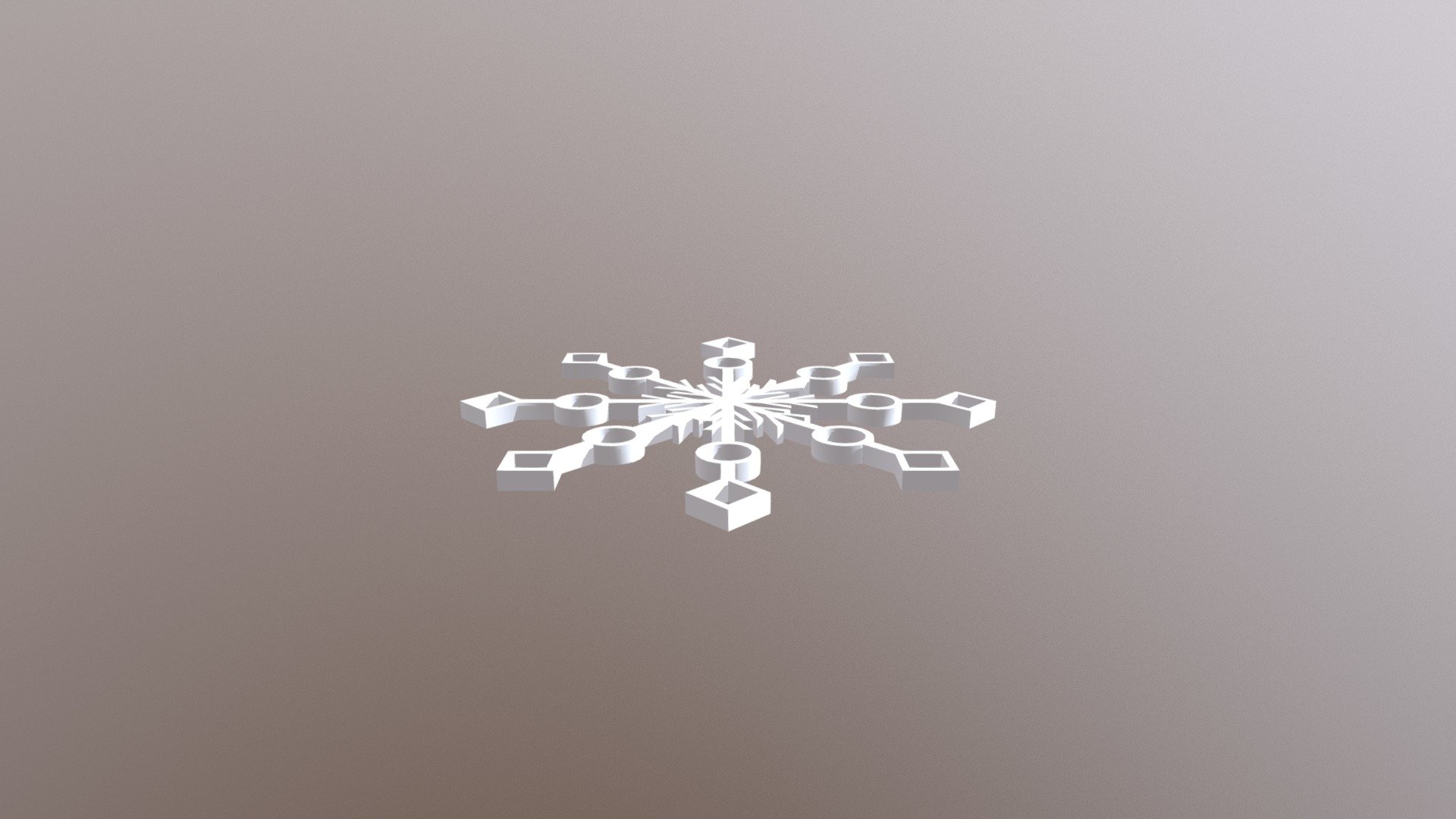 SnowFlake - 3D model by nyasia1231 [5fedd7a] - Sketchfab