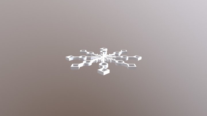 SnowFlake 3D Model