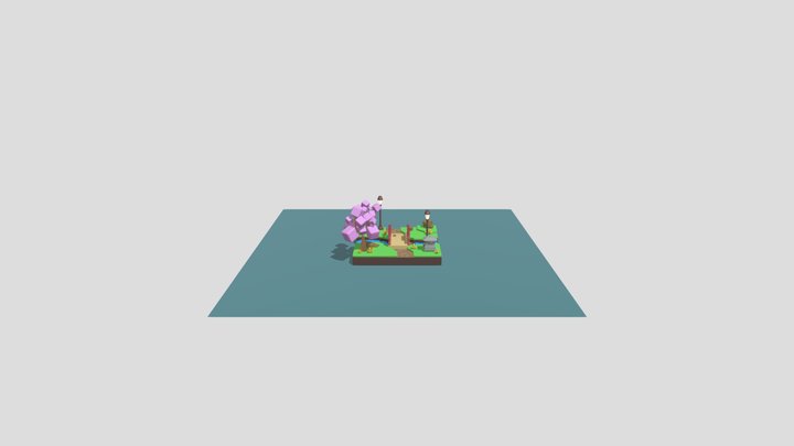 Cherry Blossom 3D Model