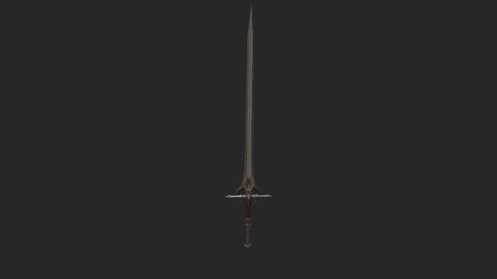 Paladin's Sword 3D Model