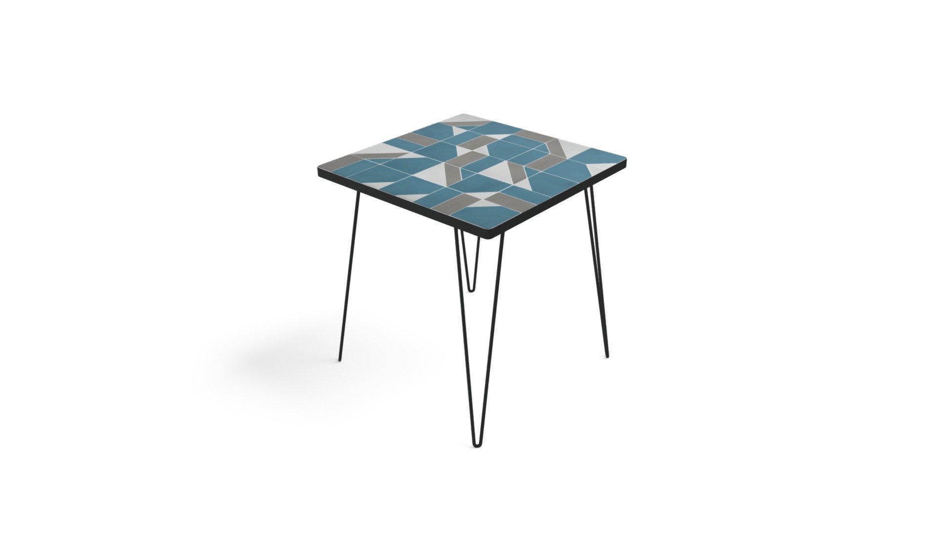 Akai Bistro Table, Blue