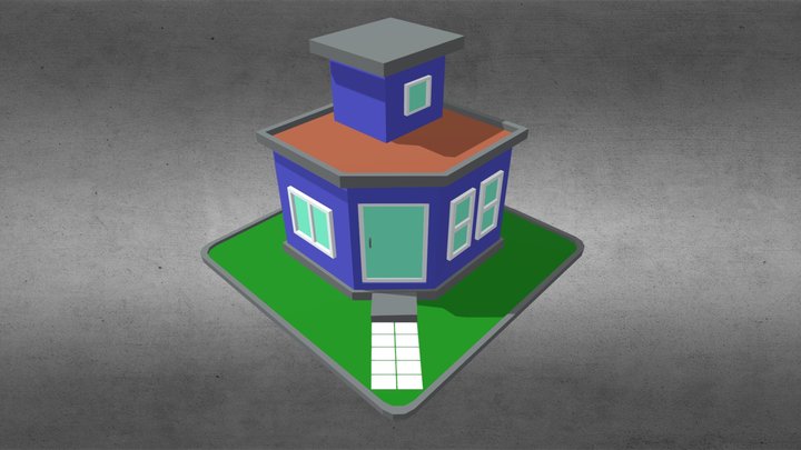 3D Mini Farmhouse 3D Model
