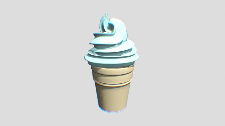 ICE CONE 3D Model