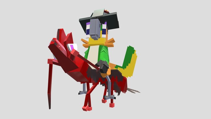 Napoleon's Shrimp horse 3D Model
