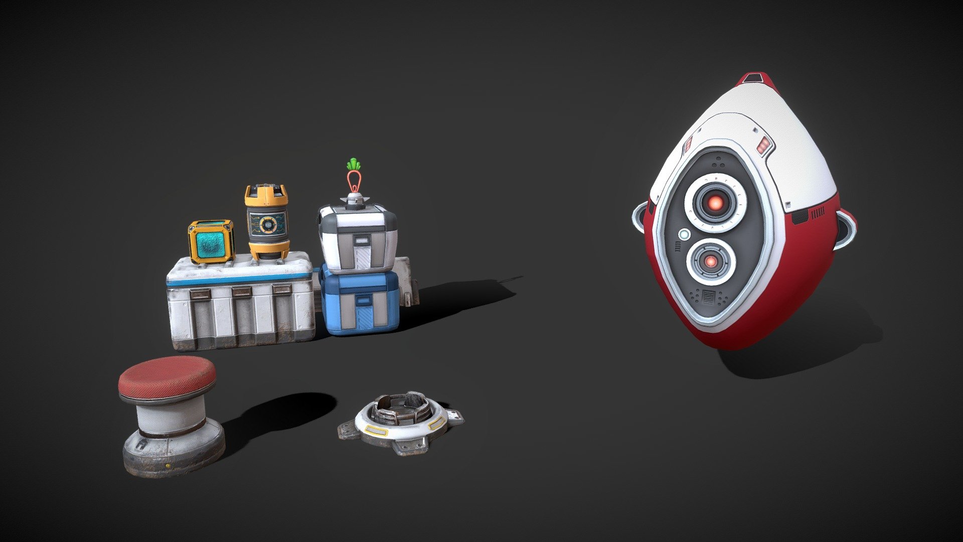 Sci-Fi Objects - Buy Royalty Free 3D Model By Experience Lab Art ...