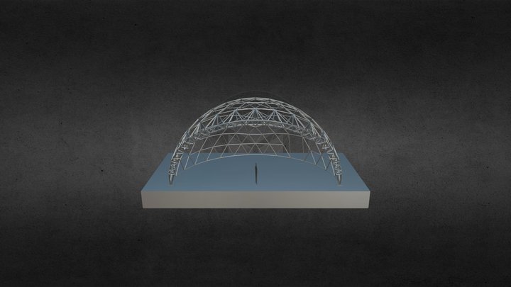 Domos Lab | Anfiteatro Geodésico 3D Model