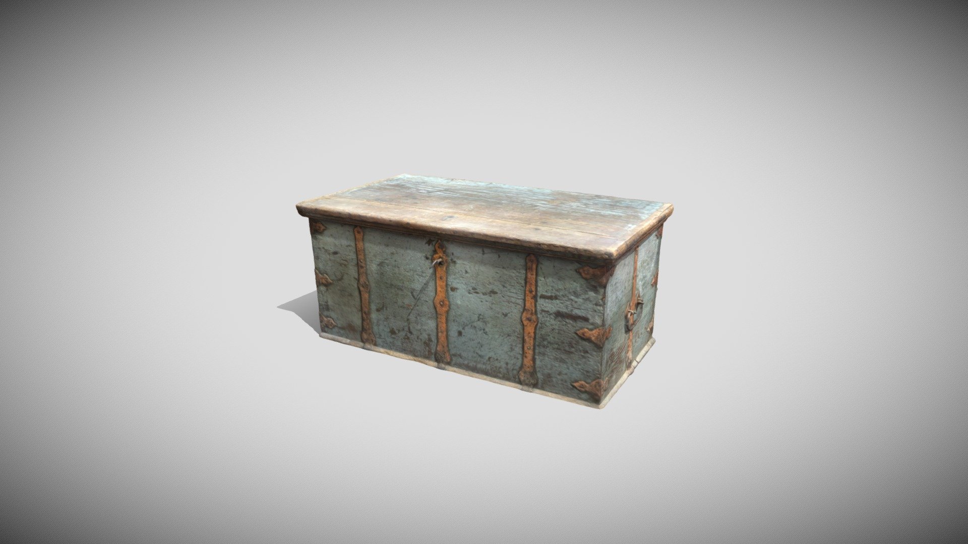 Rustic antique wooden chest - Buy Royalty Free 3D model by ROGO DESIGN ...