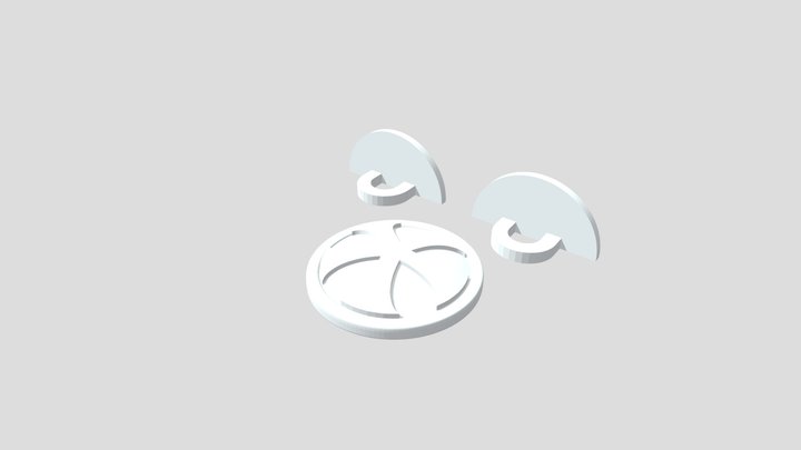 Bleach - Sternritter Button 3D Model
