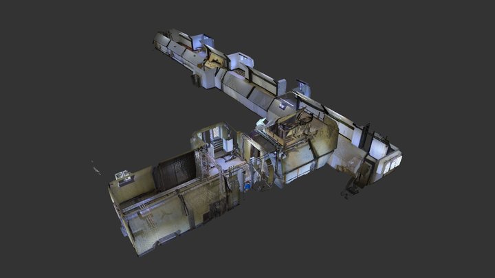 Historic Building Attic Space 3D Model