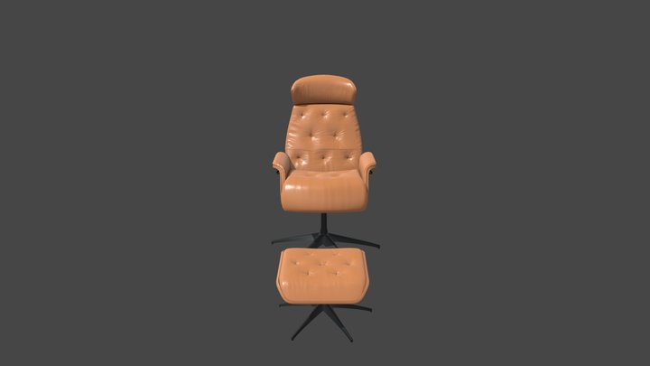 3D_Armchair 3D Model