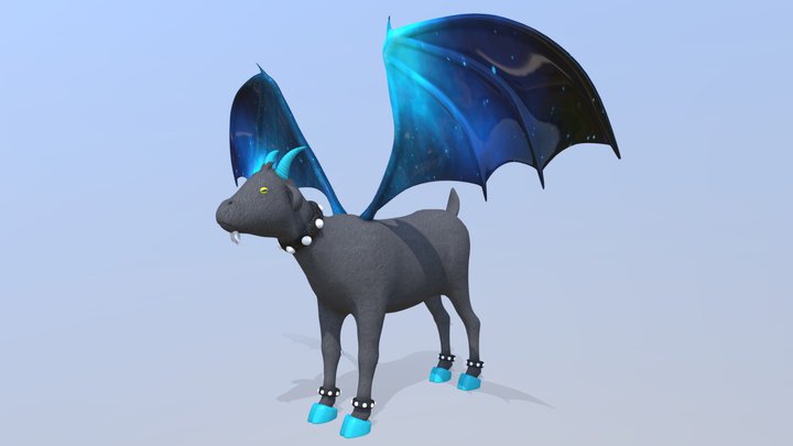 Demon Goat Remastered 3D Model