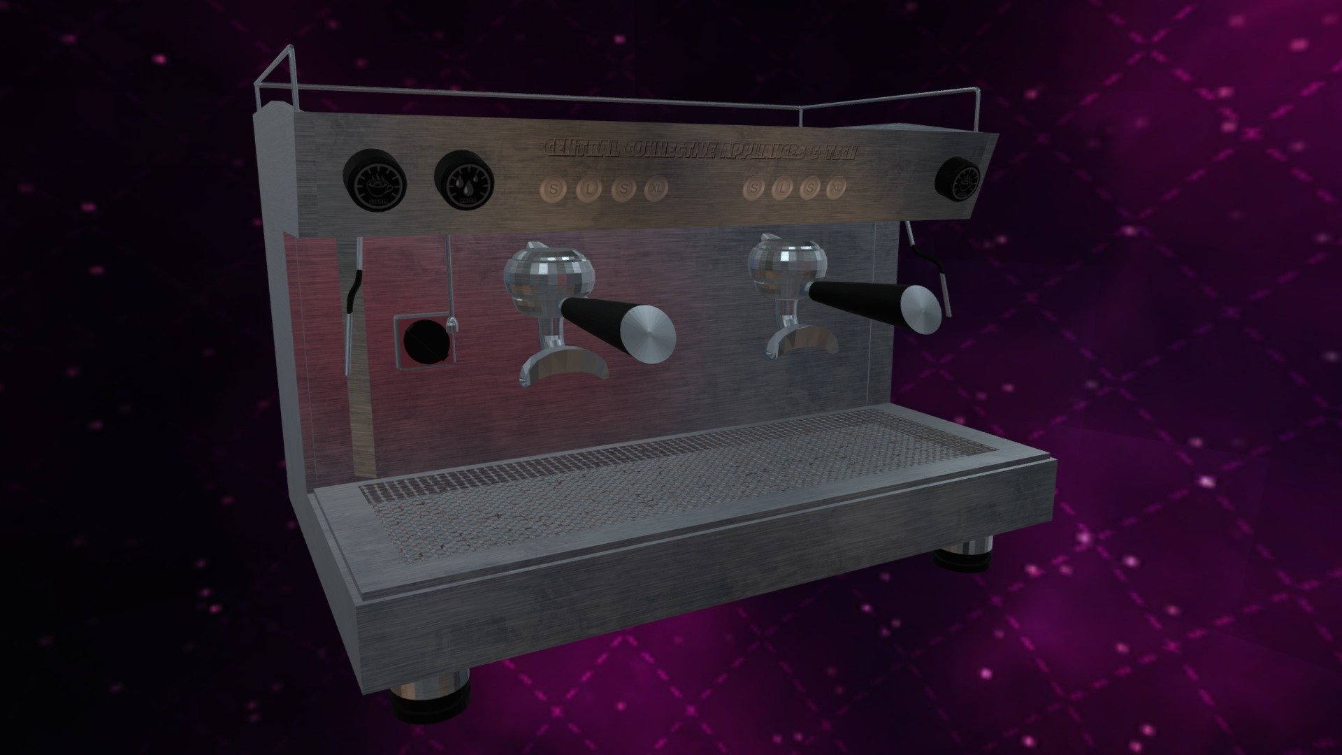 Bar Coffee Machine .Blend FREE Low Poly