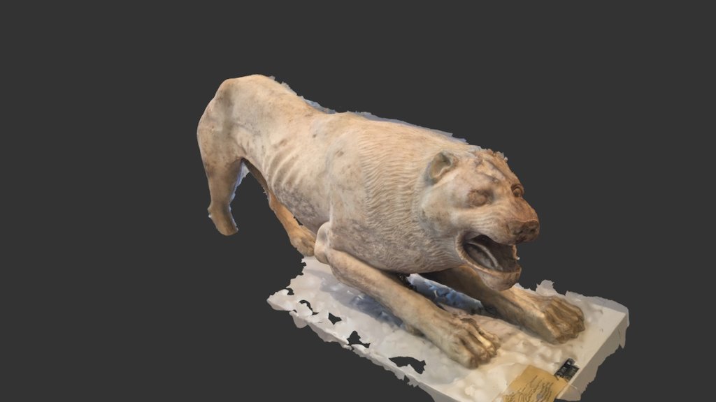 Marble Statue of a Lion