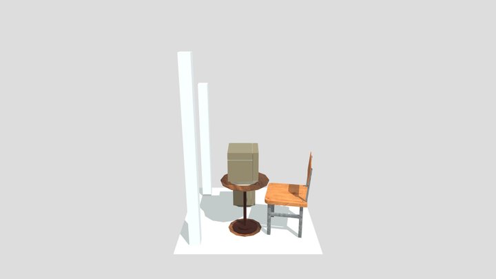Forest Loner - 3 Simple props (Naoki edition) 3D Model