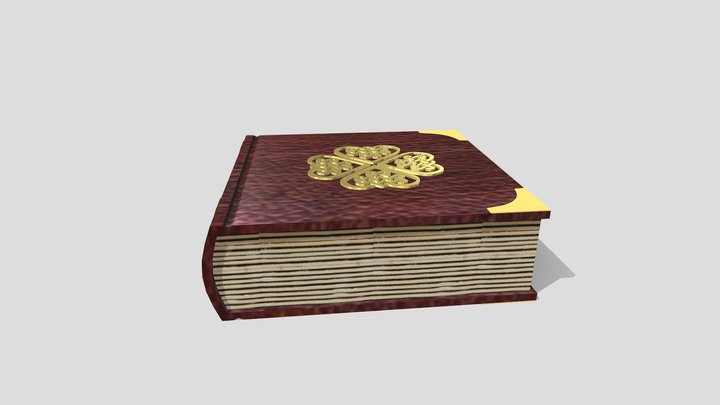 Medieval Book 3D Model