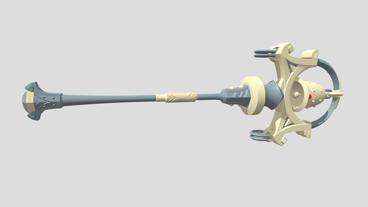 Sheilun, Staff of the Mists (WoW) 3D Model