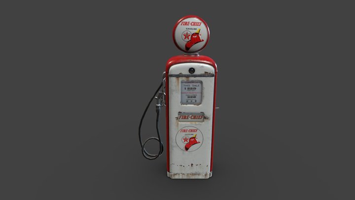 FireChief Gaspump 3D Model