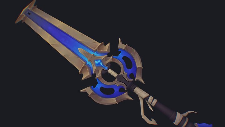 Fantasy sword 3D Model