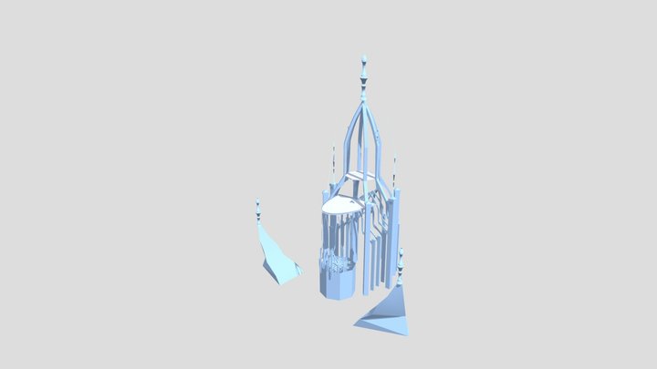 Frozen+ Castle111 3D Model