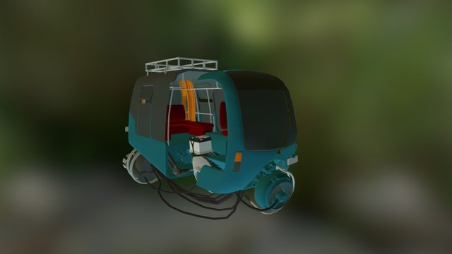 Tuktuk 3D Model