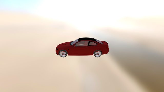BMW M3 E92 2010 3D Model
