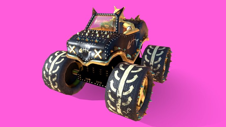 Mackerel - Animal Crossing Inspired Racer 3D Model
