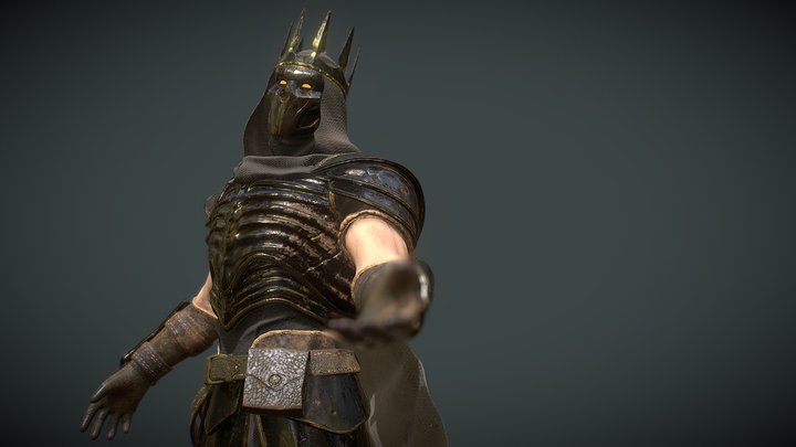 The Fallen King – Character Model 3D Model