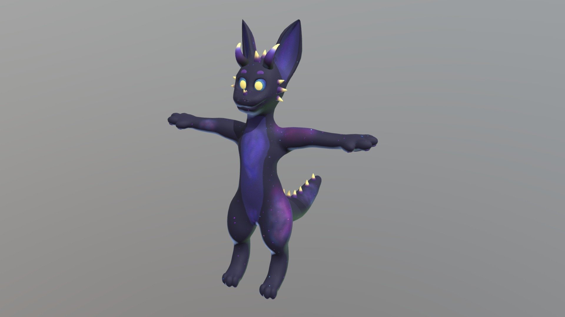 Galaxy Lung Cat Avatar VRChat - 3D model by DarkNekoGreen [5ffdb3c ...