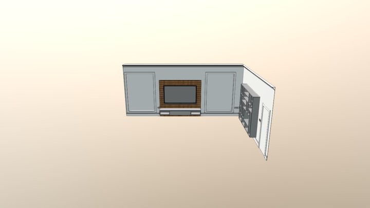 Park Town Living Room 3D Model