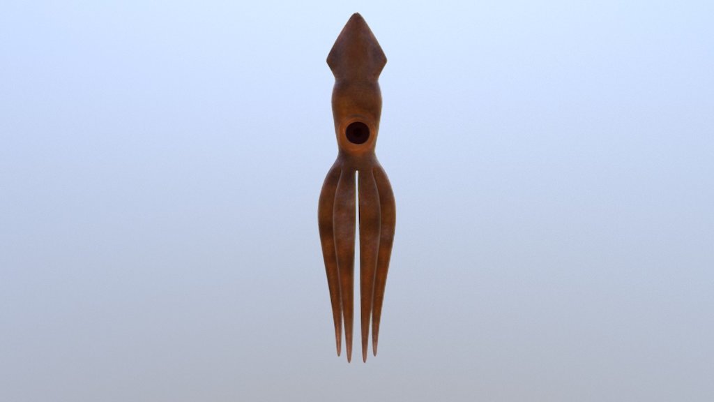 Squid - 3D model by kraftyelk [5ffe72d] - Sketchfab