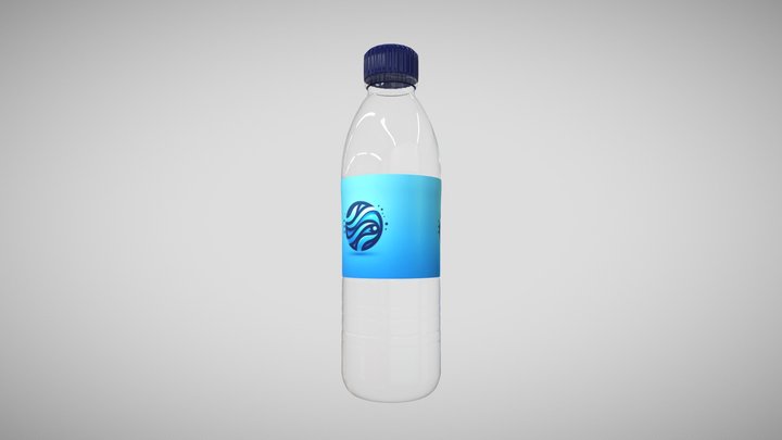 Water Bottle Free 3D Model