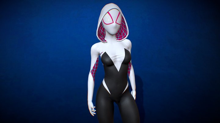 Spider_Gwen 3D Model