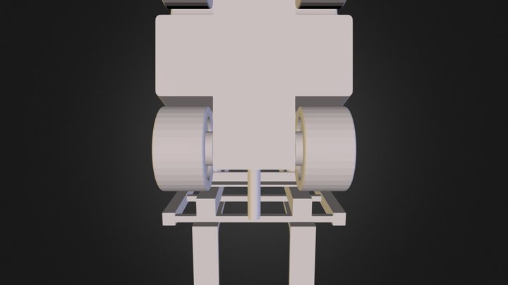 Assembled Parking Lot - forklift-1.STL 3D Model