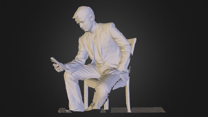 Modern Thinker 3D Model
