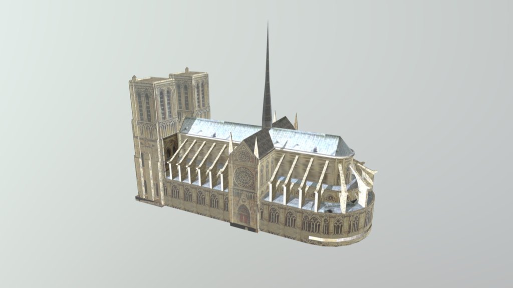 notre dame - A 3D model collection by Jijis3d - Sketchfab