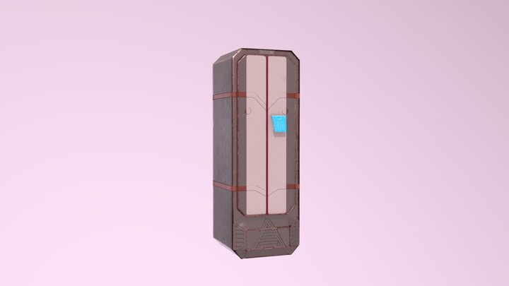 Locker 3D Model