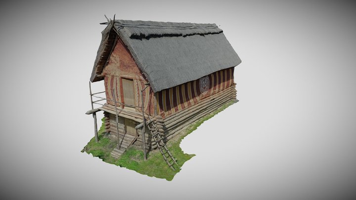 Trypillya house 3D Model