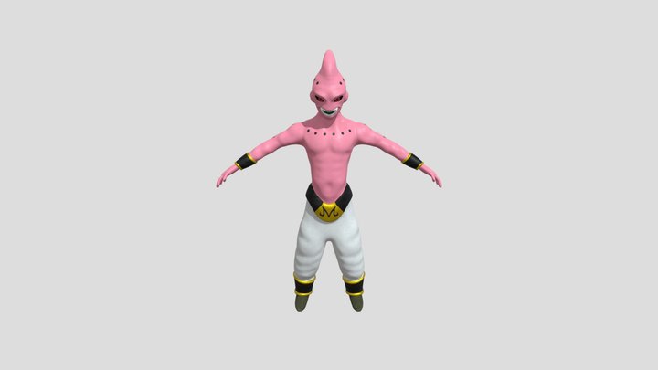 Kid Buu - 3D Character 3D Model