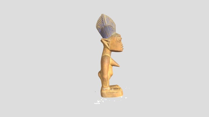 Ere Ibeji (Yoruba Peoples) - MUSM7011 UQ 3D Model