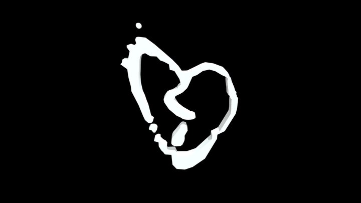 XXXtentacion Broken heart 3D Model